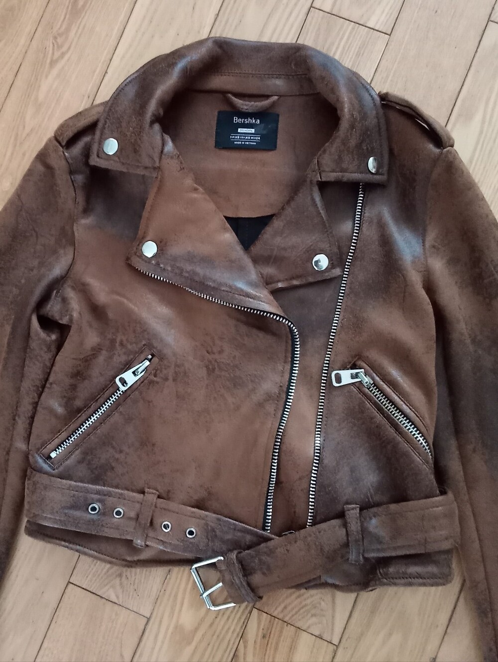 Cropped Motorcycle Jacket
